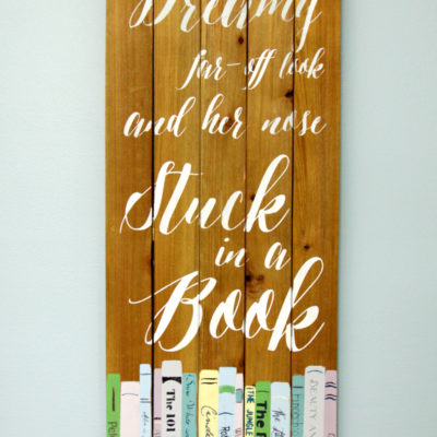Beauty and the Beast Bookish Wall Art