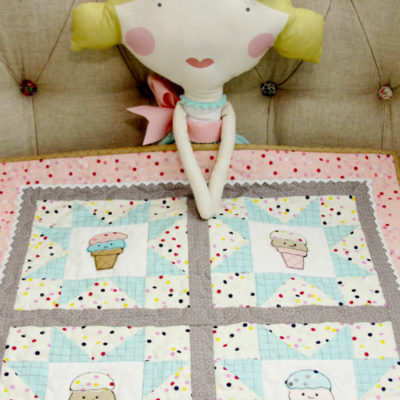 Sweet Ice Cream Mini Quilt