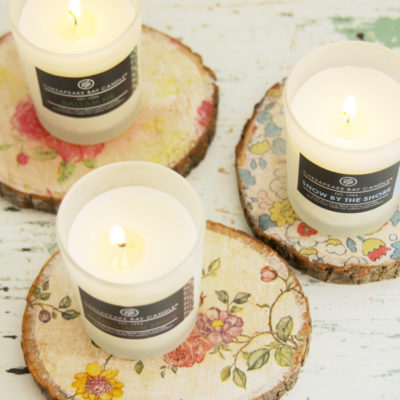 Rustic Floral Candle Coasters
