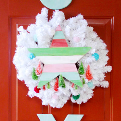 Vintage Style Joy Wreath Set