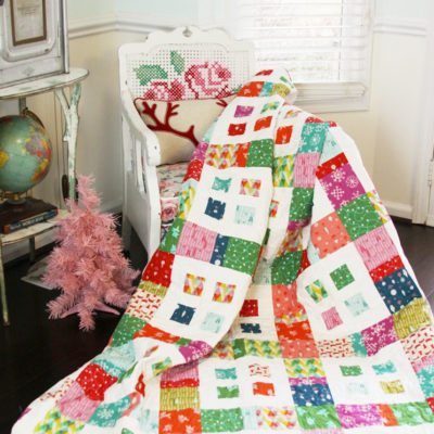 Colorful Christmas Quilt