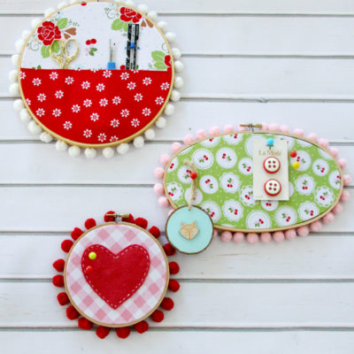 Colorful Cork Organizer Hoop Set