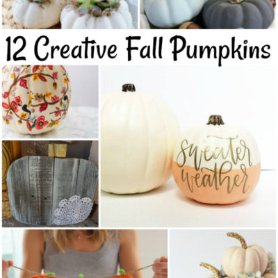 12 Creative Fall Pumpkins