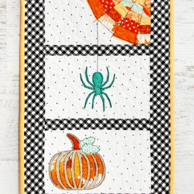 Spinning Spiderwebs Mini Quilt