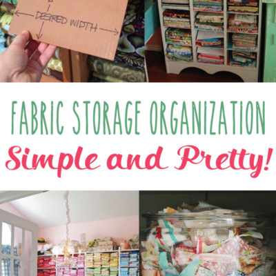 Fabric Storage Organization Ideas