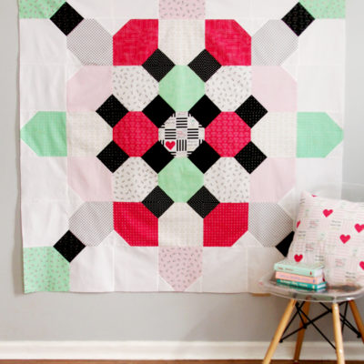 Free Soda Fountain Quilt Pattern with Shine Bright Fabrics