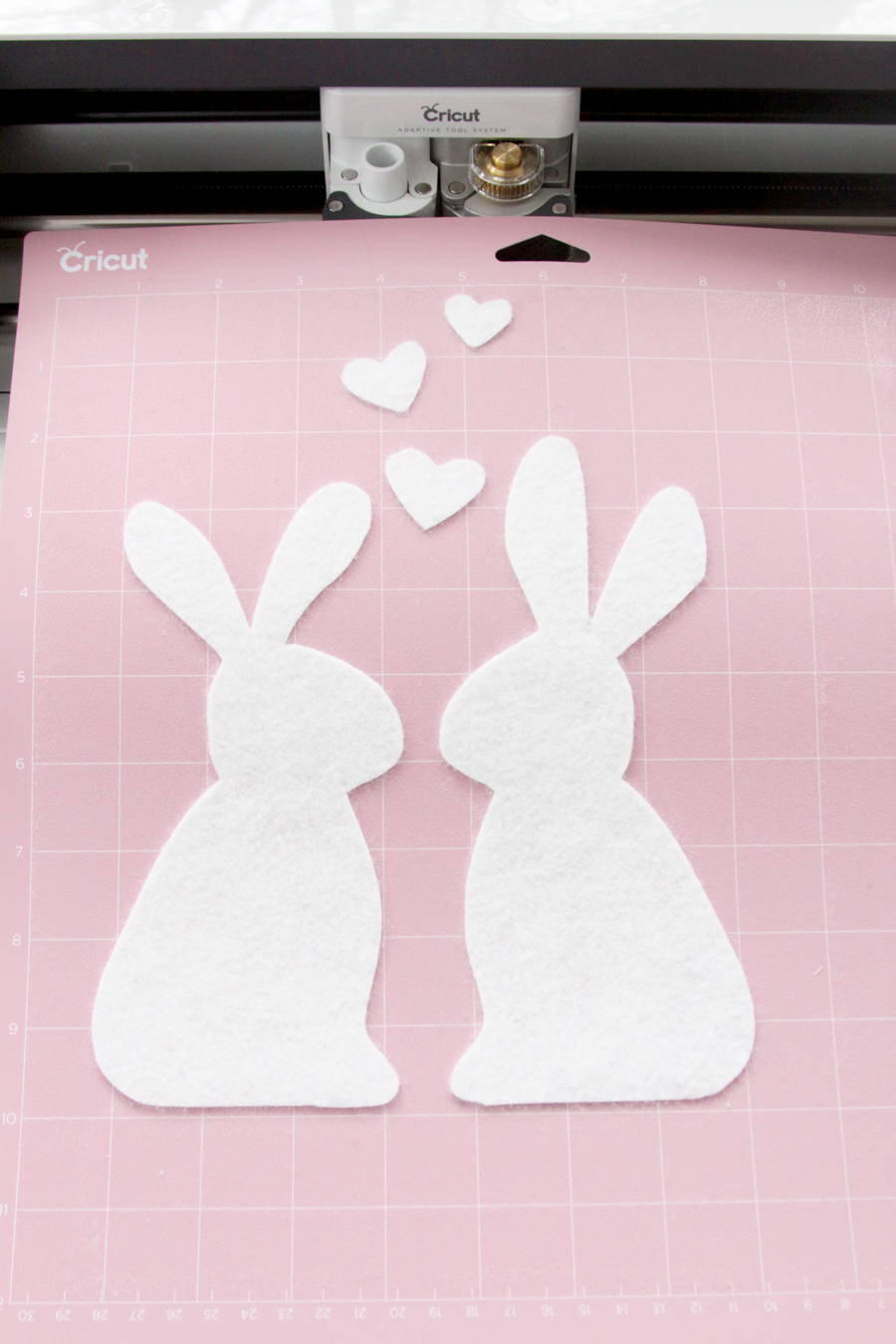 Spring Bunnies in Love Pillow