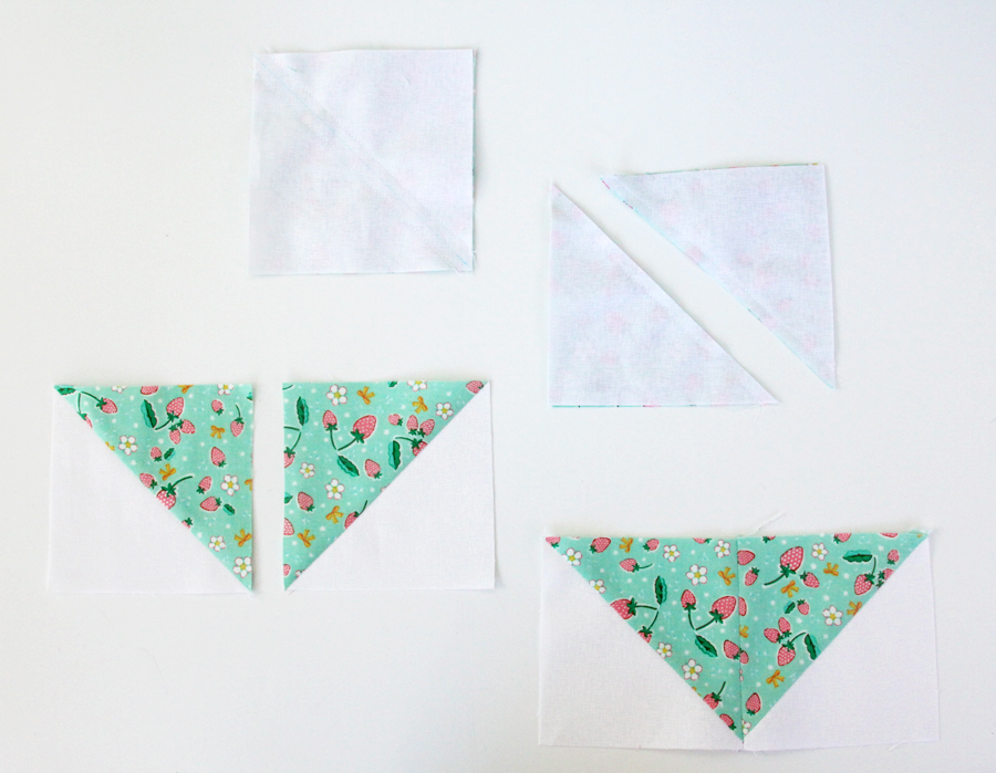 Spring Star Mini Quilt with Bunnies and Blossoms Fabric