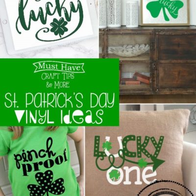 Cute and Creative St Patrick’s Day Vinyl Projects