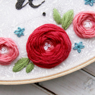 Woven or Wagon Wheel Stitch Tutorial