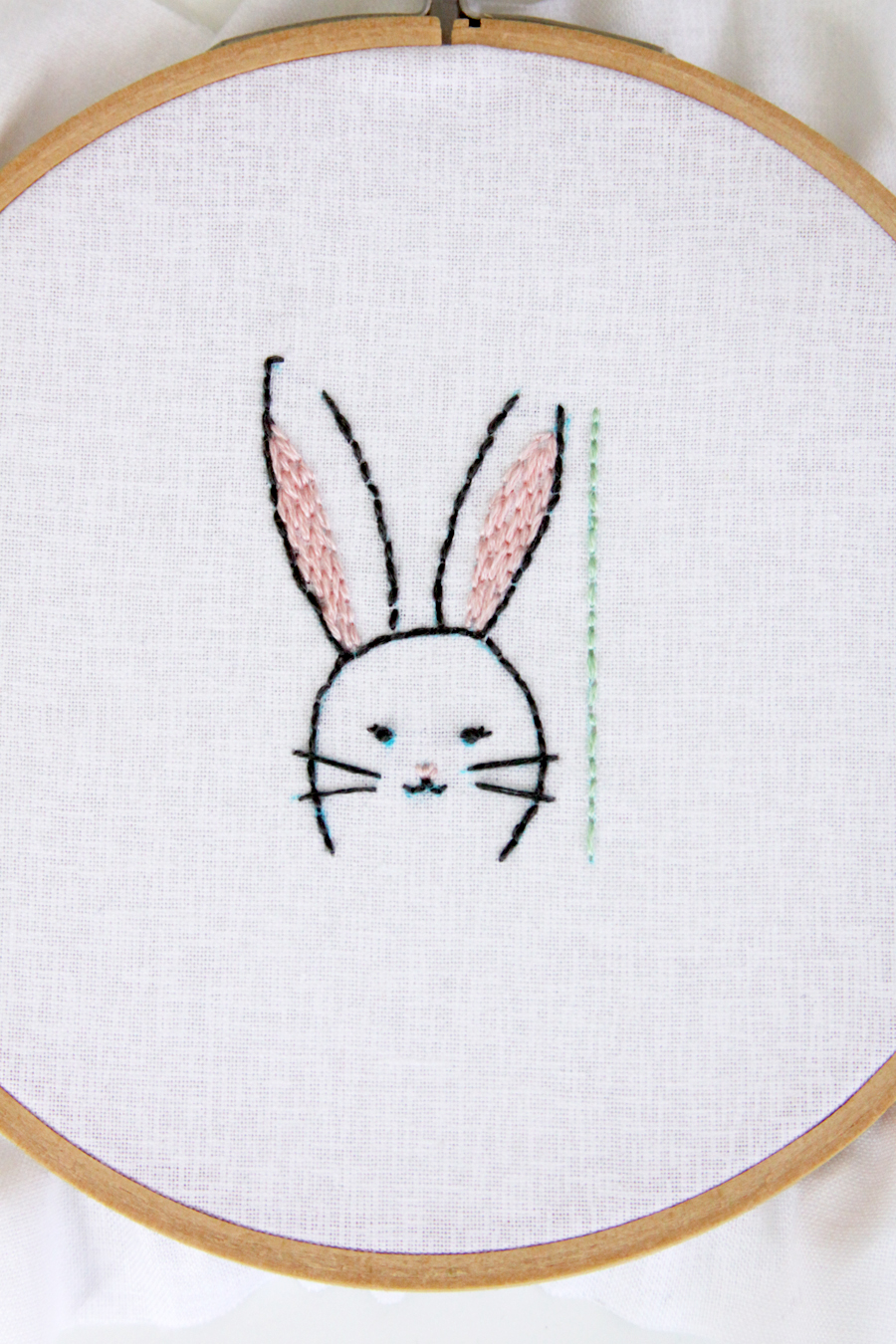 Spring Star Mini Quilt with Bunnies and Blossoms Fabric