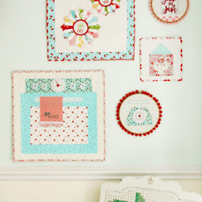 Let’s Bake Sew Along Mini Quilt and Hoop