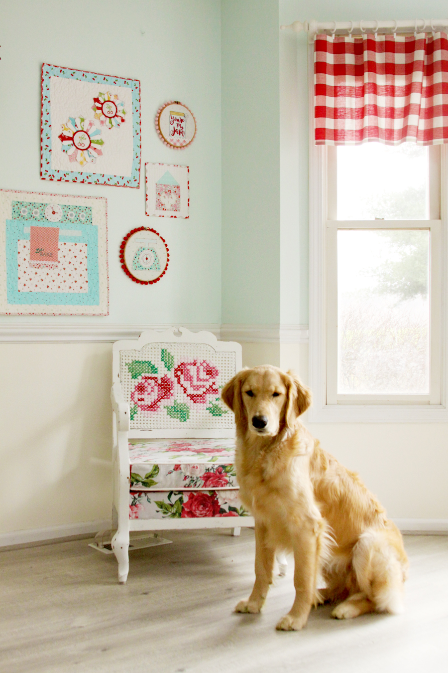 Let's Bake Sew Along Mini Quilt and Hoop