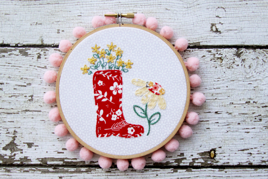 Floral Spring Embroidery Hoop Set
