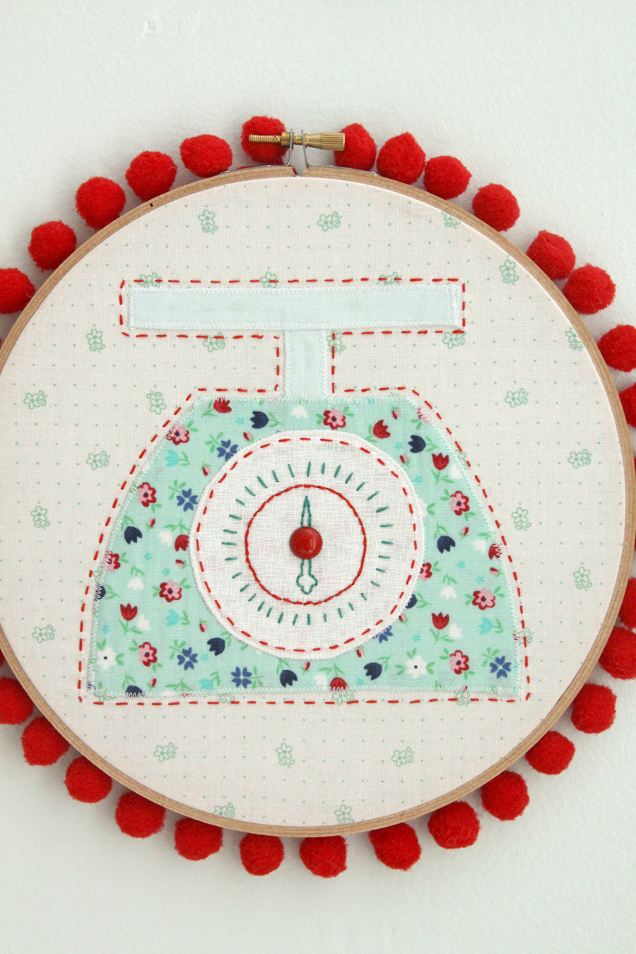 Let's Bake Sew Along Mini Quilt and Hoop
