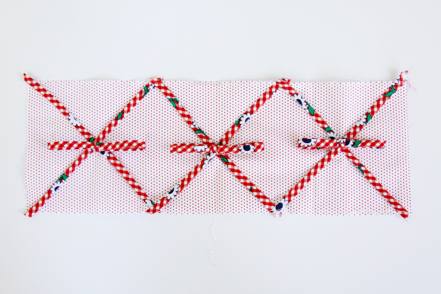Retro Gingham Pillow with Sunnyside Ave Fabric