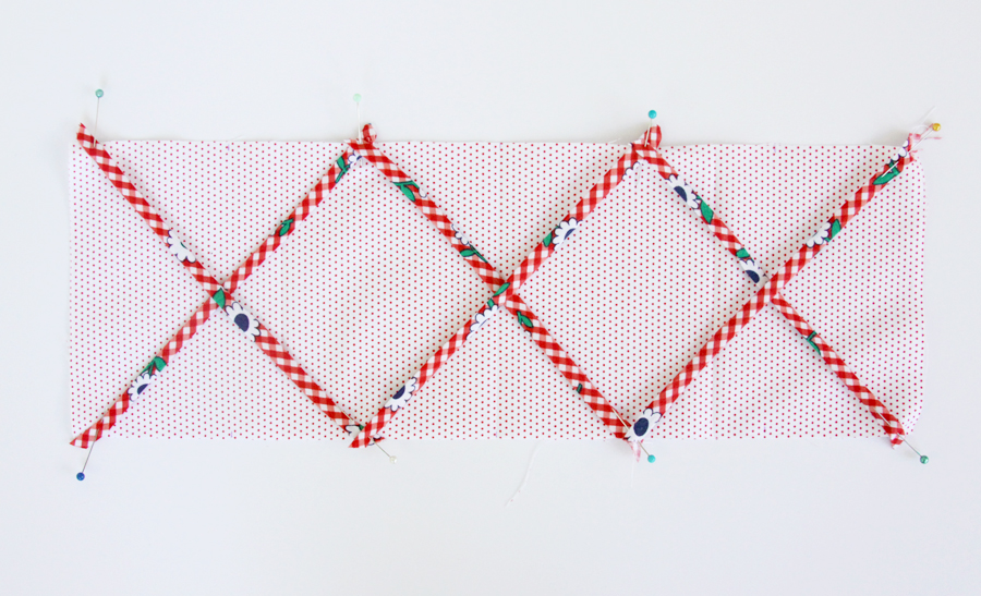 Retro Gingham Pillow with Sunnyside Ave Fabric