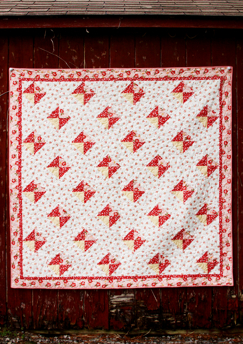Spring Diamonds Free Quilt Pattern