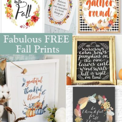 Fabulous Free Fall Printables