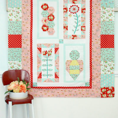 Save the Bees Quilt Top Finish