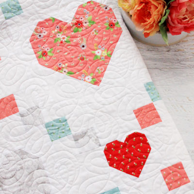 Hearts and Kisses Vintage Keepsakes Quilt Pattern
