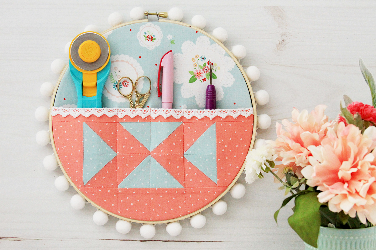 Quilt Supplies Organizer Embroidery Hoop