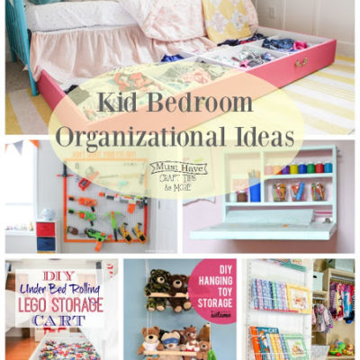 Kid’s Bedroom Organization Ideas