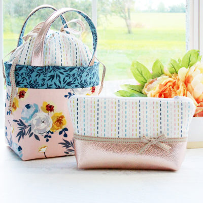Blooms and Bobbins Fabric Bag Set