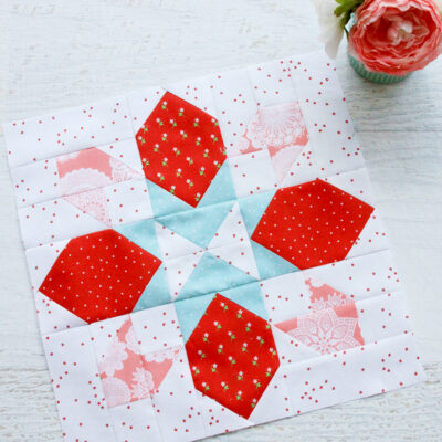 Merry Mini Quilt Sewalong Block 1