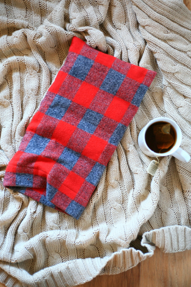 Flannel Sewing Projects featured by top US sewing blog, Flamingo Toes: flannel rice bag