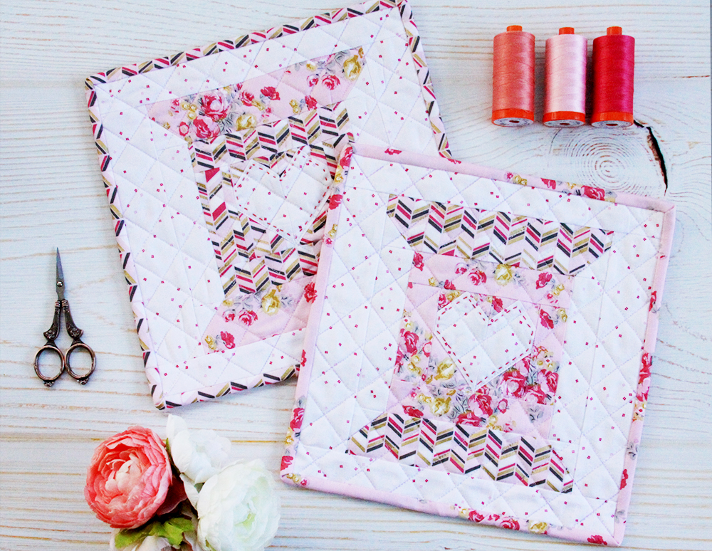 Free Pattern for the Love to Stitch Quilt Block