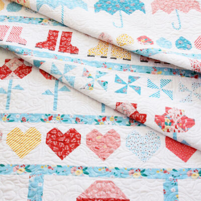 Singing in the Rain Quilt Sashing and Borders