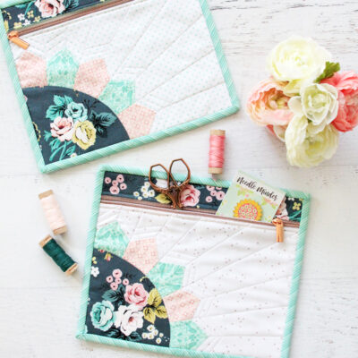 Dresden Quilty Zipper Bag