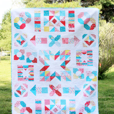 Charming Baby Quilt Sew Along Finished Quilt