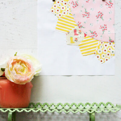 Singing in the Rain Quilt Sew Along Row 1