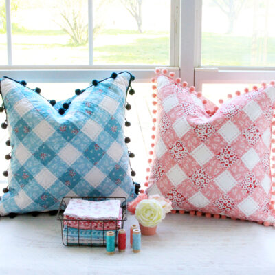 Patchwork Gingham Pillows