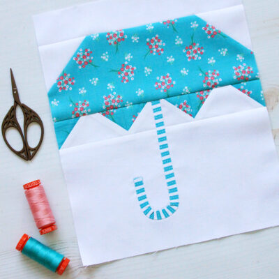 Singing in the Rain Quilt Sew Along Row 2