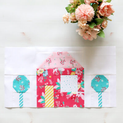 Singing in the Rain Row 8 – House Quilt Blocks