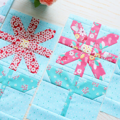 Quilter’s Cottage Sew Along Flower Blocks