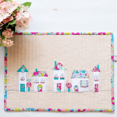 Liberty and Linen Neighborhood Mini Quilt