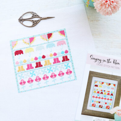 Singing in the Rain Stitch Along Flowers