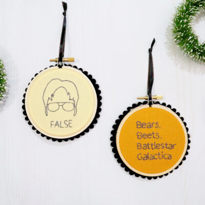 The Office DIY Christmas Ornaments