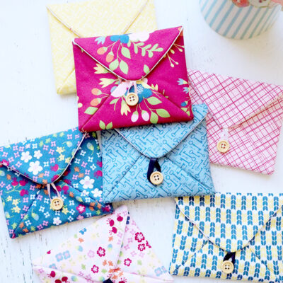 Love Note Fabric Envelopes