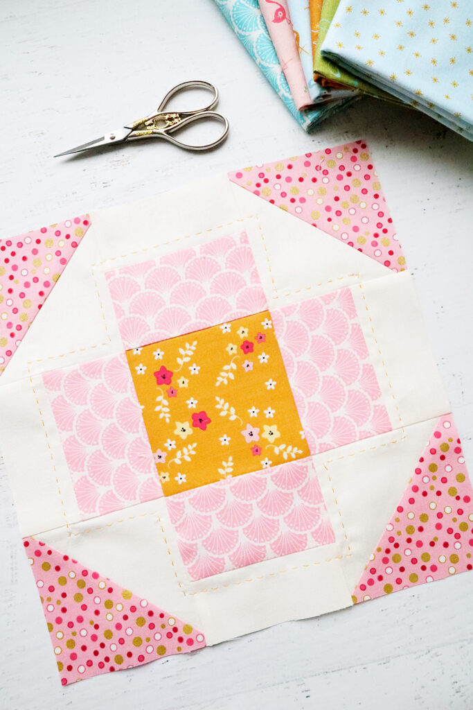 Framed Flower Block - RBD Block Challenge