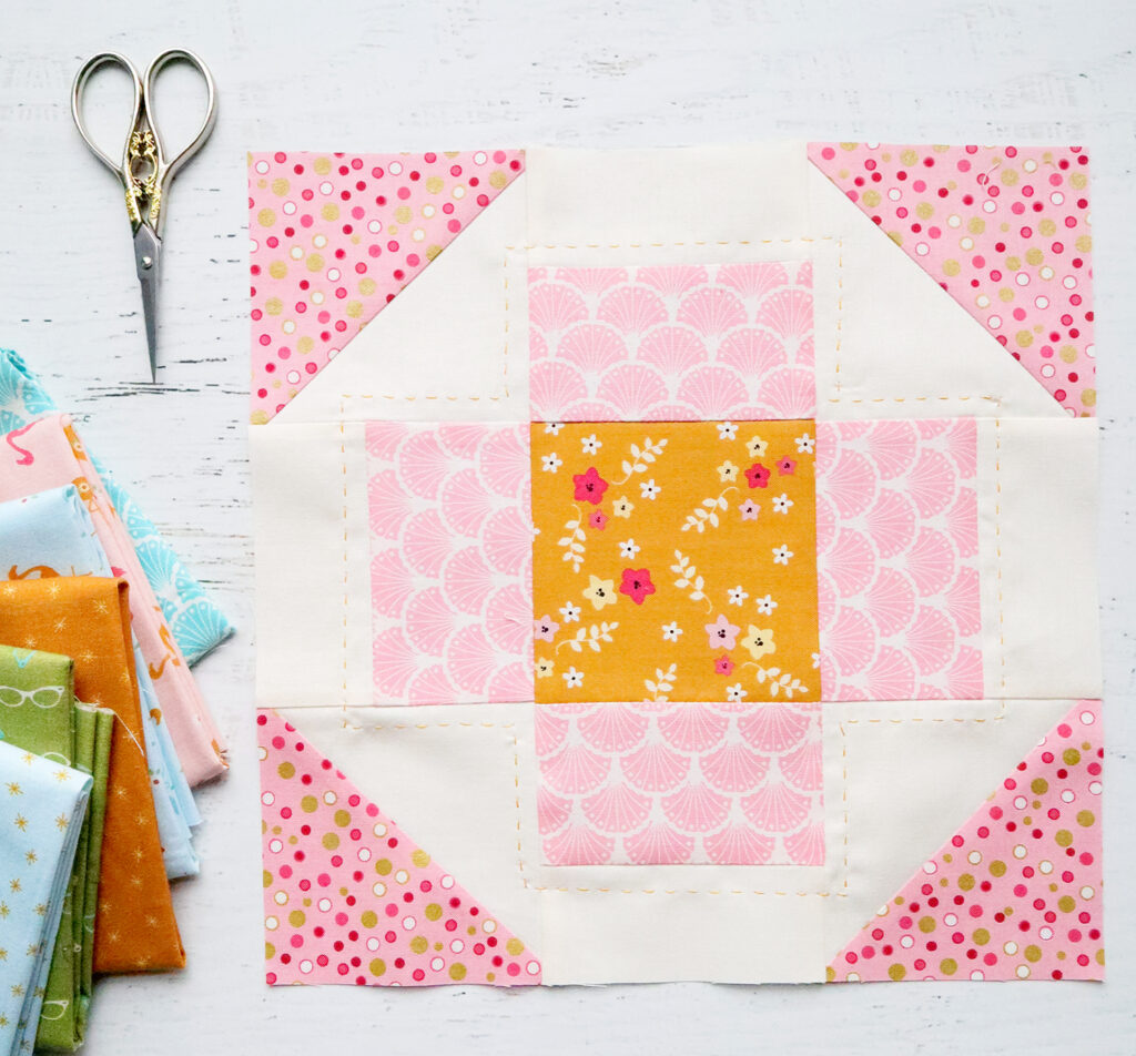 Framed Flower Block - RBD Block Challenge