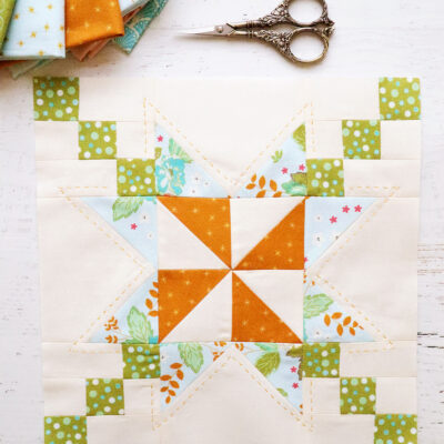 Pinwheel Star Block – RBD Block Challenge