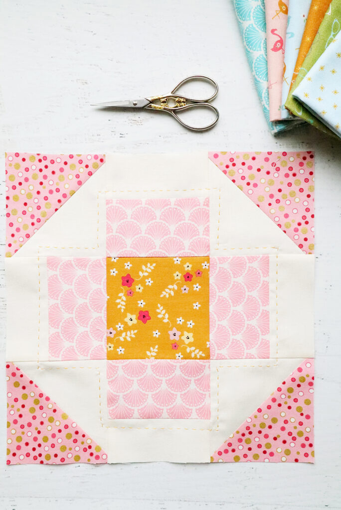 Framed Flower Block - RBD Block Challenge
