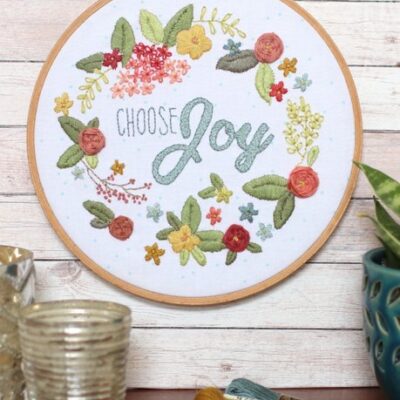 Choose Joy Hoop from Diary of a Quilter