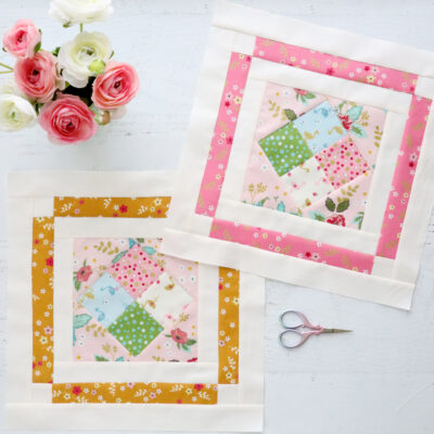 Framed Economy Block – Swinging on a Star Sew Along