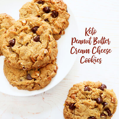 Keto Peanut Butter Cheesecake Cookies